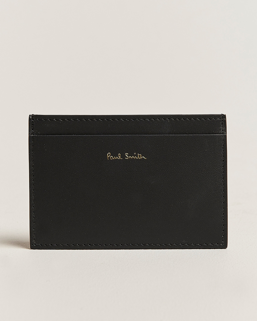 Herre | Lommebøker | Paul Smith | Signature Stripe Leather Card Holder Black