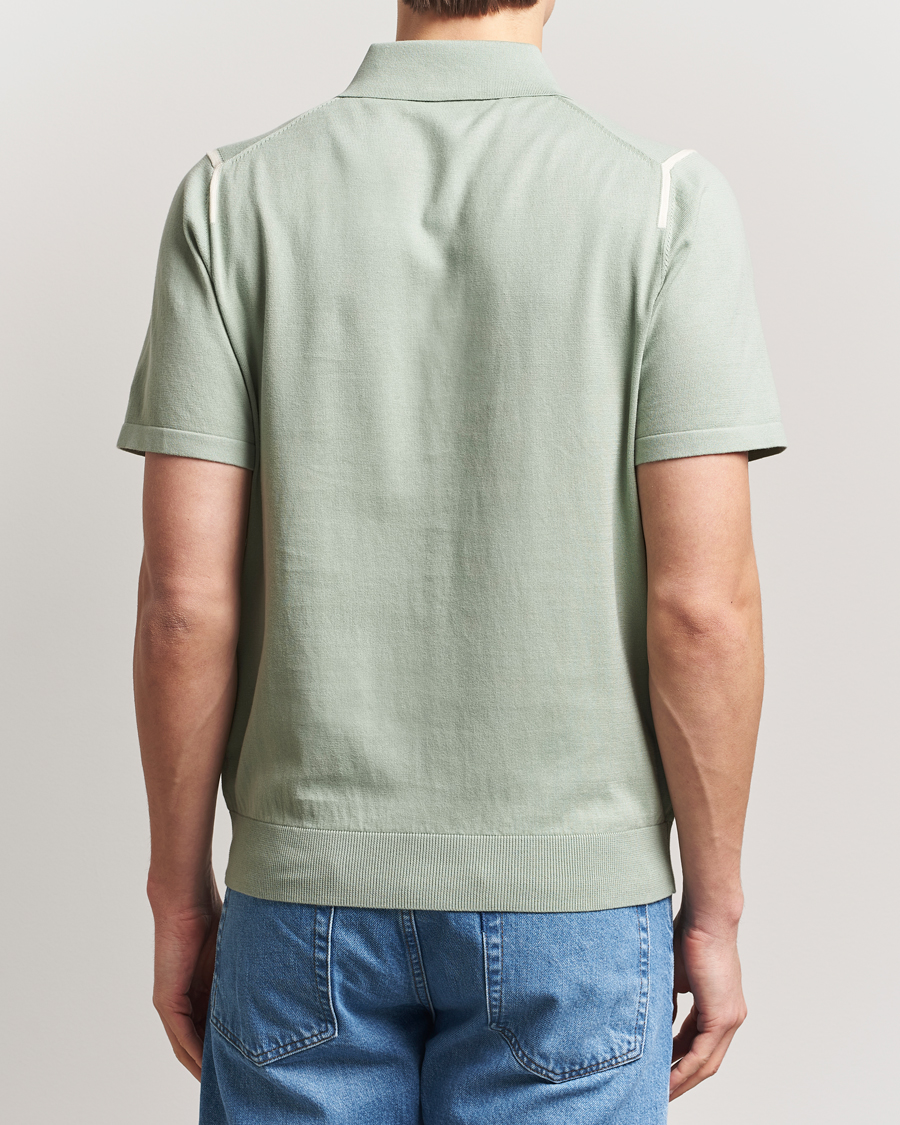 Herre | Pikéer | Paul Smith | Cotton Knitted Polo Green