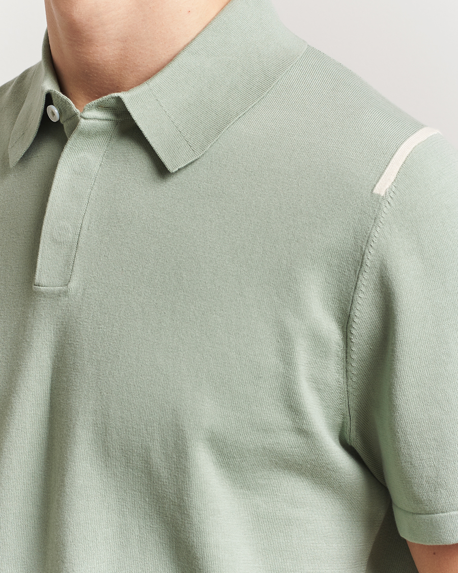 Herre | Pikéer | Paul Smith | Cotton Knitted Polo Green