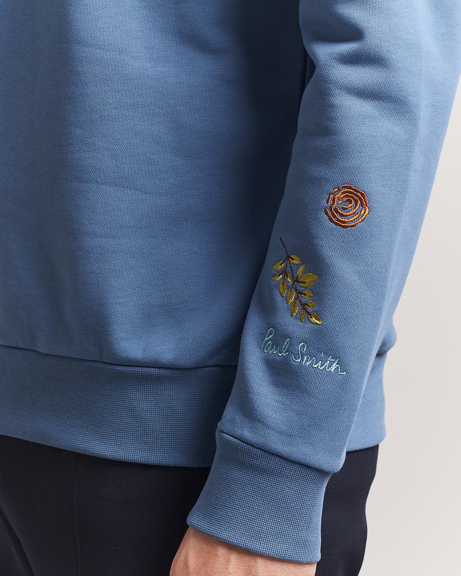 Herre | Gensere | Paul Smith | Embroidered Sweatshirt Blue