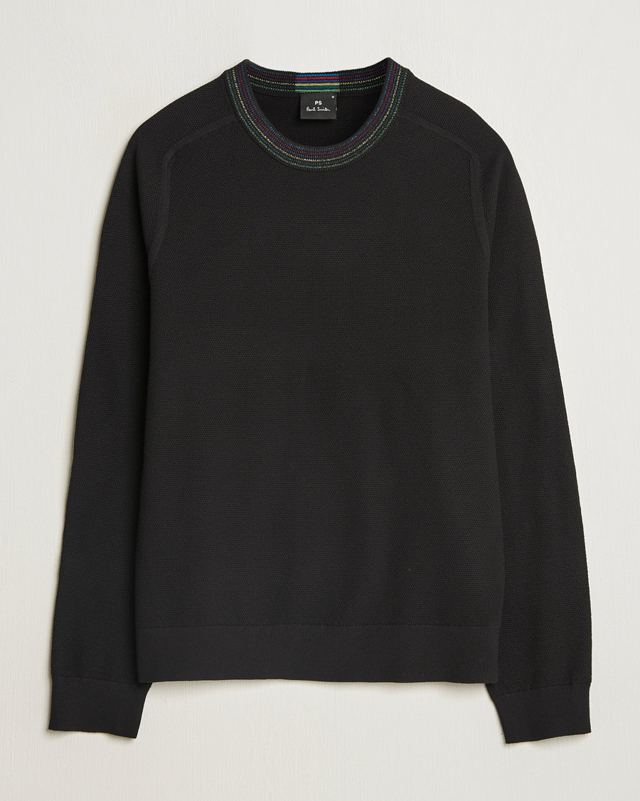 Herre | Gensere | PS Paul Smith | Cotton Knitted Sweater Black
