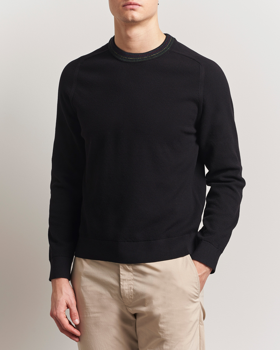 Herre | Gensere | PS Paul Smith | Cotton Knitted Sweater Black