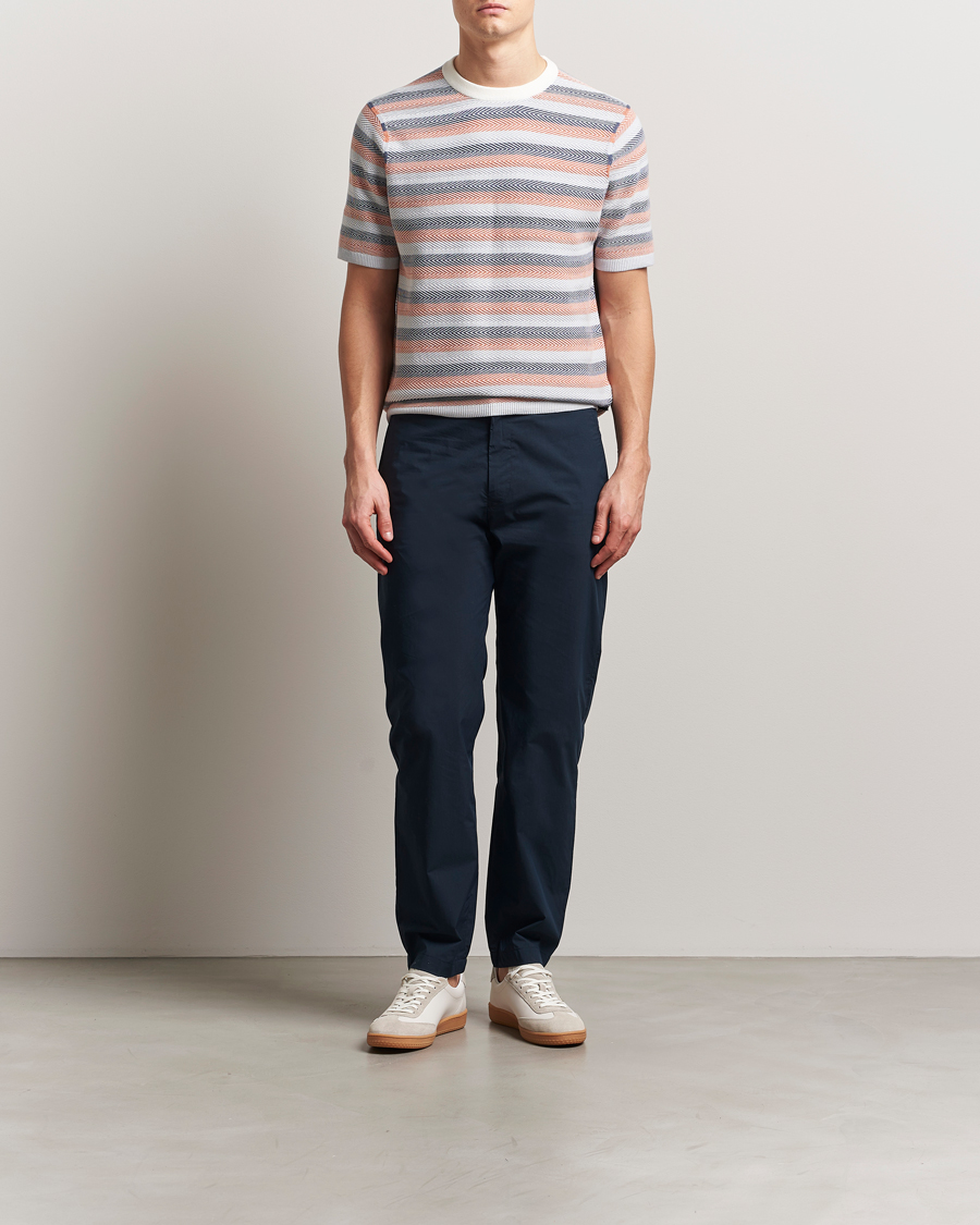 Herre | T-Shirts | PS Paul Smith | Striped Knitted T-Shirt Multi