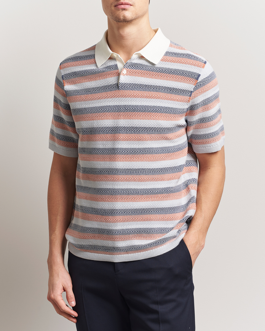 Herre | Pikéer | PS Paul Smith | Striped Knitted Polo Multi