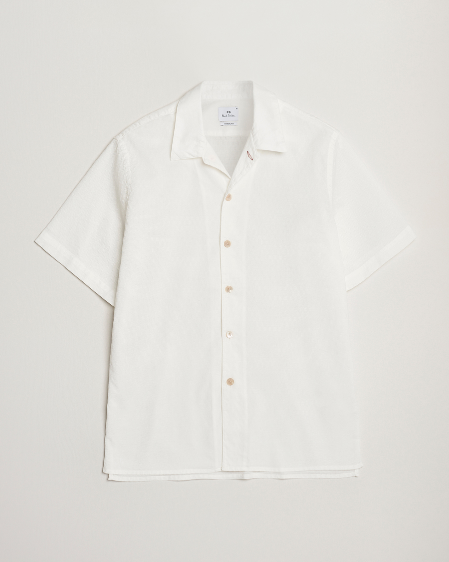 Herre | Skjorter | PS Paul Smith | Structured Short Sleeve Shirt White