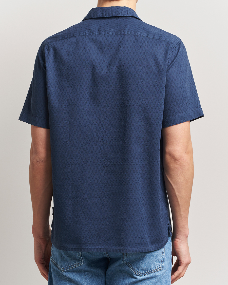Herre | Skjorter | PS Paul Smith | Structured Short Sleeve Shirt Navy