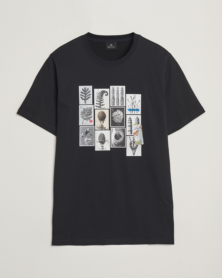 Herre | T-Shirts | PS Paul Smith | Desert Flowers Printed T-Shirt Black
