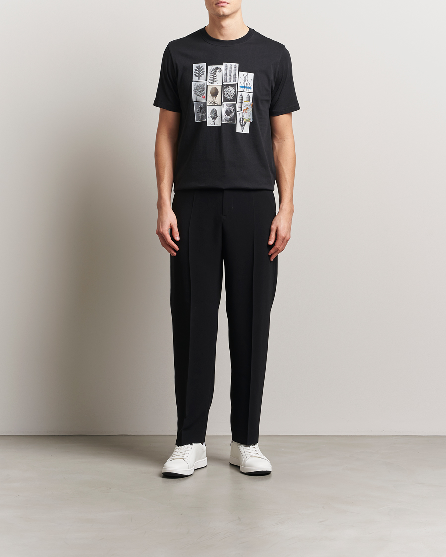 Herre | T-Shirts | PS Paul Smith | Desert Flowers Printed T-Shirt Black