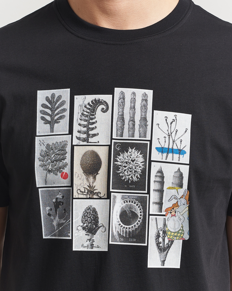 Herre | T-Shirts | PS Paul Smith | Desert Flowers Printed T-Shirt Black