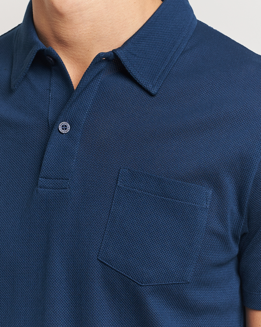 Herre | Pikéer | Sunspel | Riviera Polo Shirt Naval Blue