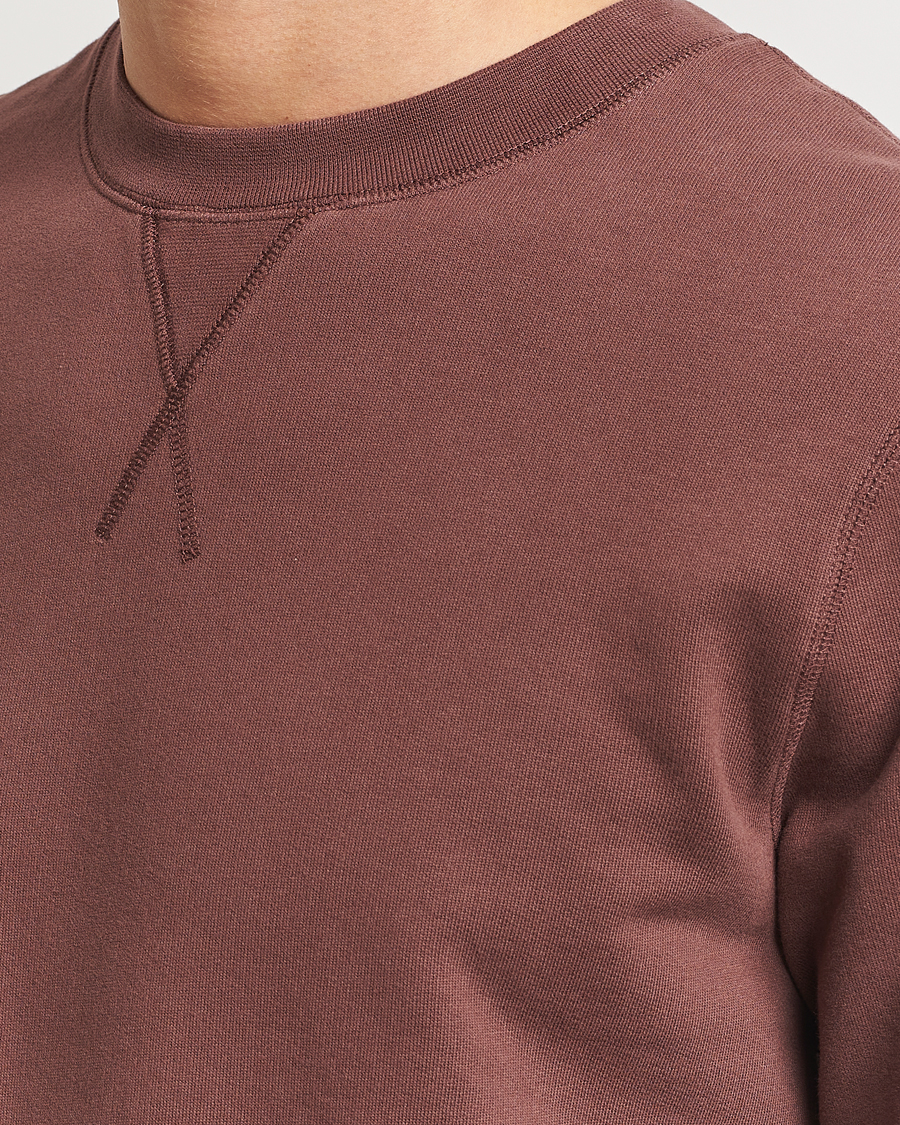Herre | Gensere | Sunspel | Loopback Sweatshirt Cocoa Brown