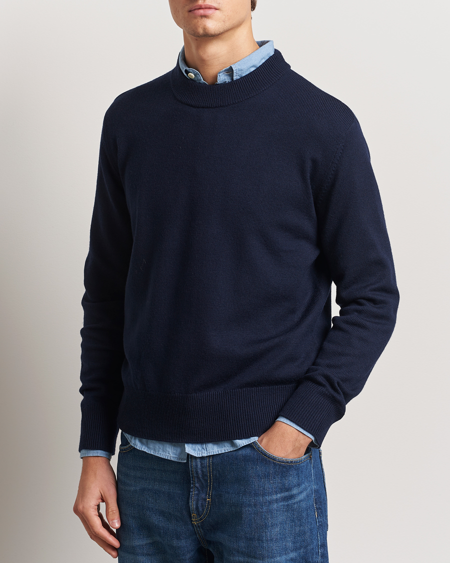 Herre | Gensere | Sunflower | Moon Merino Sweater Navy