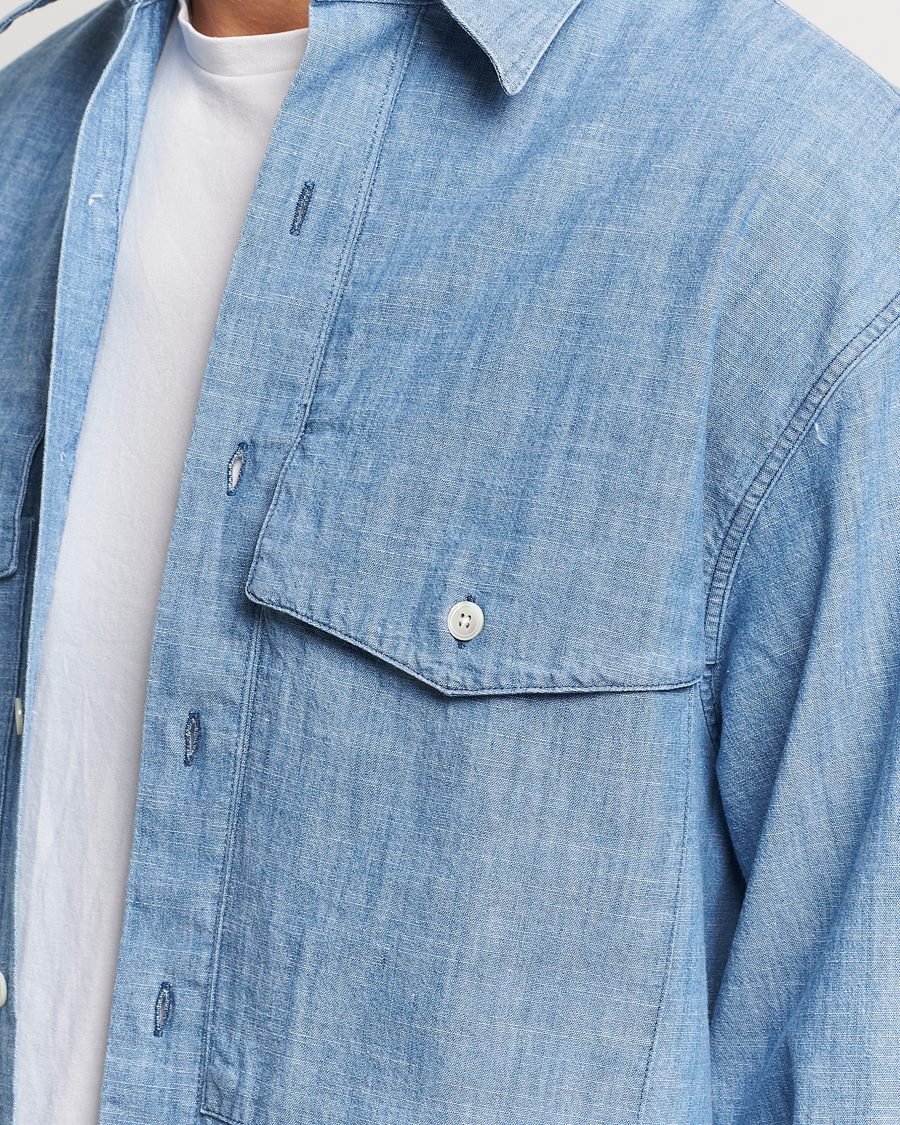 Herre | Skjorter | Sunflower | Note Shirt Mid Blue