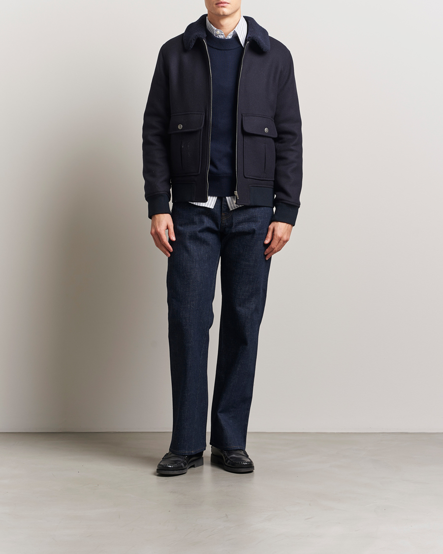 Herre | Bukser | Sunflower | Straight Twist Jeans Simple Rinse Blue