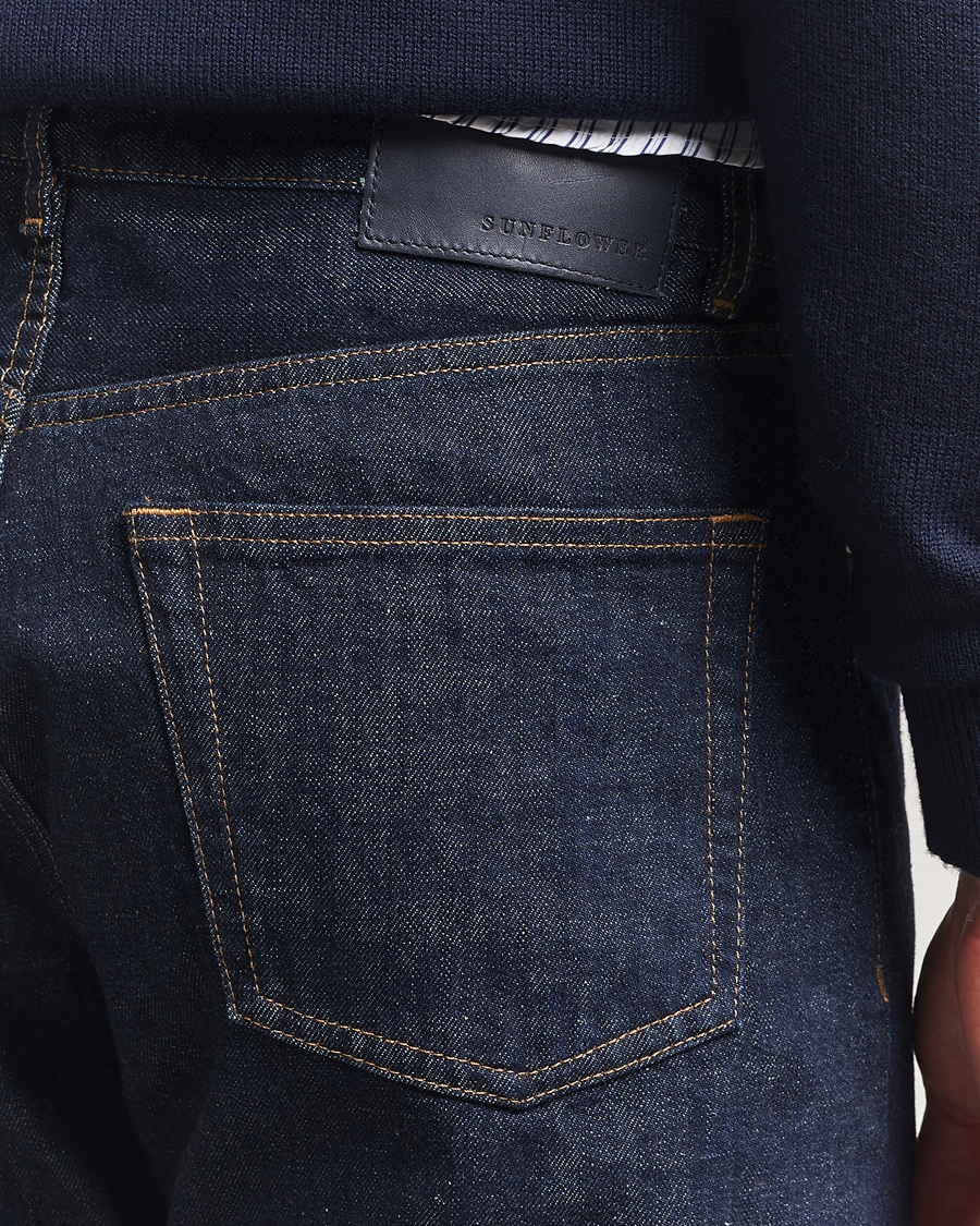 Herre | Bukser | Sunflower | Straight Twist Jeans Simple Rinse Blue