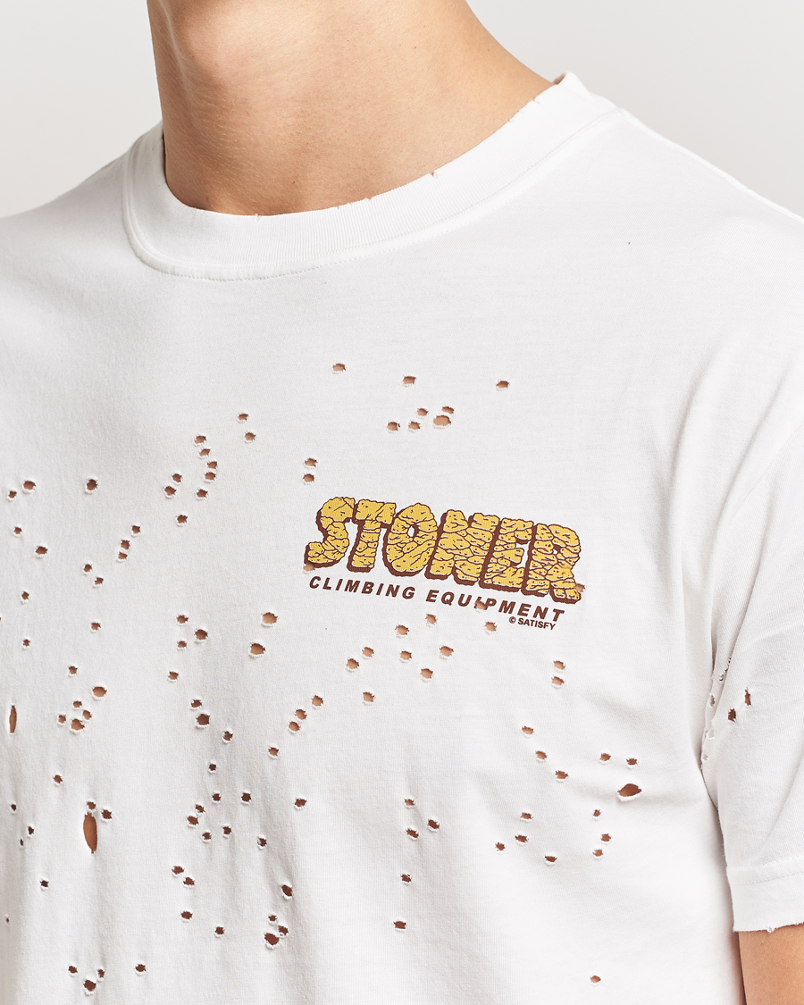 Herre | T-Shirts | Satisfy | Stoner MothTech T-Shirt Off White