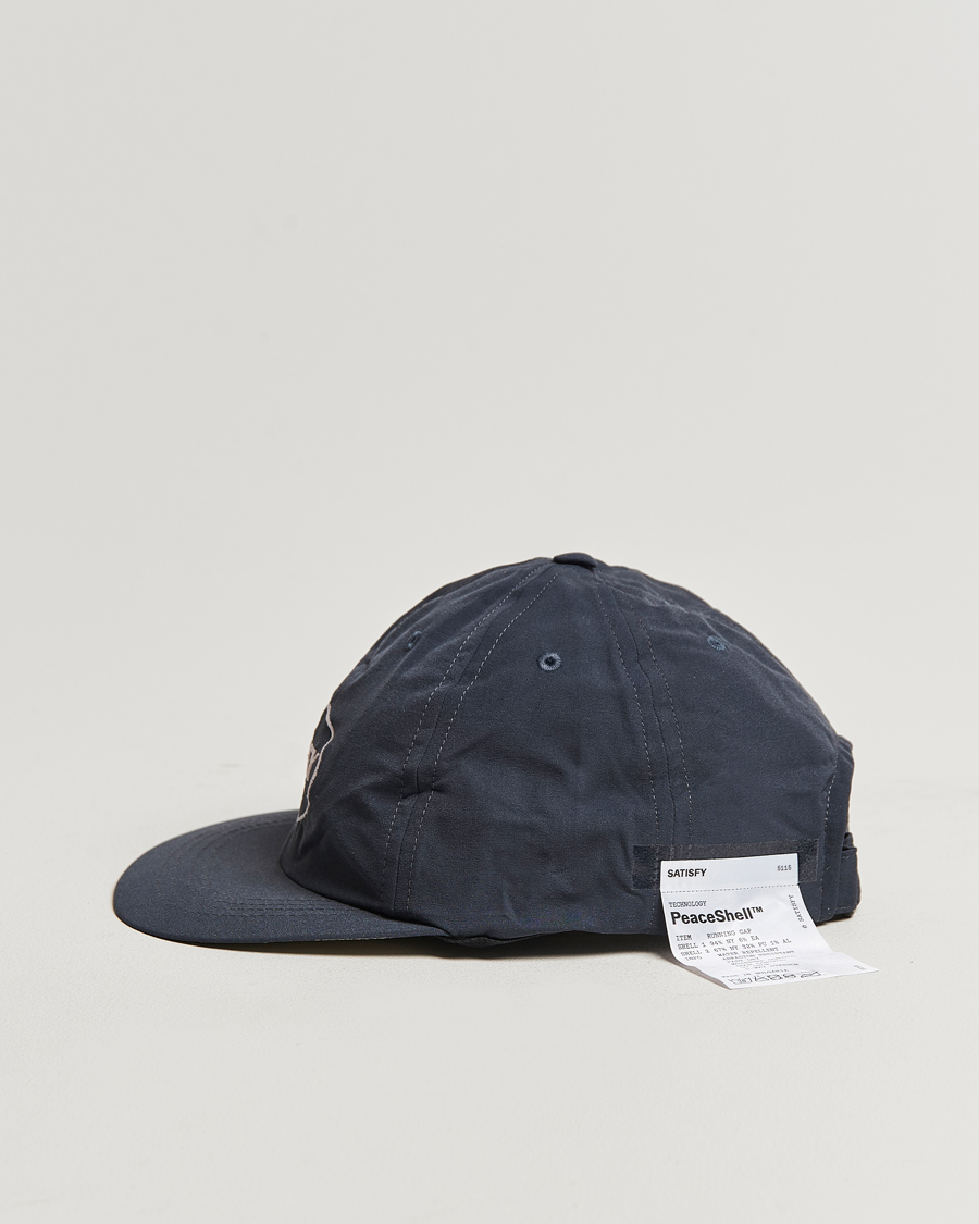 Herre | Satisfy PeaceShell Running Cap Charcoal | Satisfy | PeaceShell Running Cap Charcoal