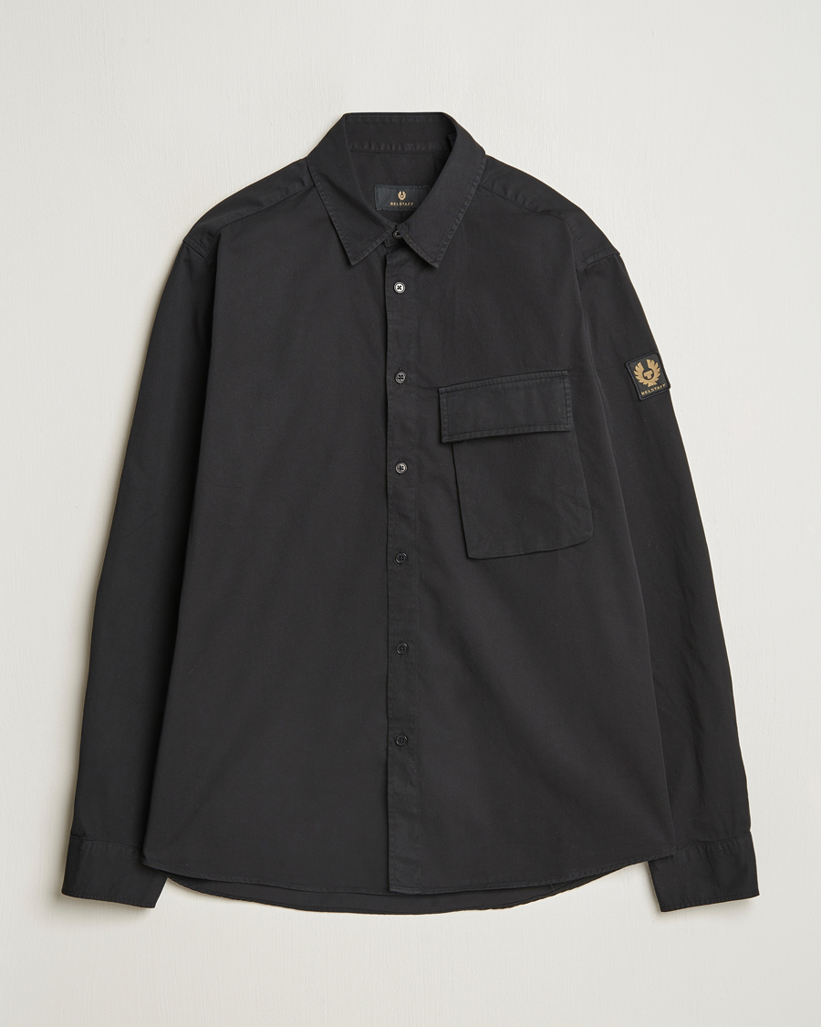 Herre | Skjorter | Belstaff | Scale Cotton Pocket Shirt Black