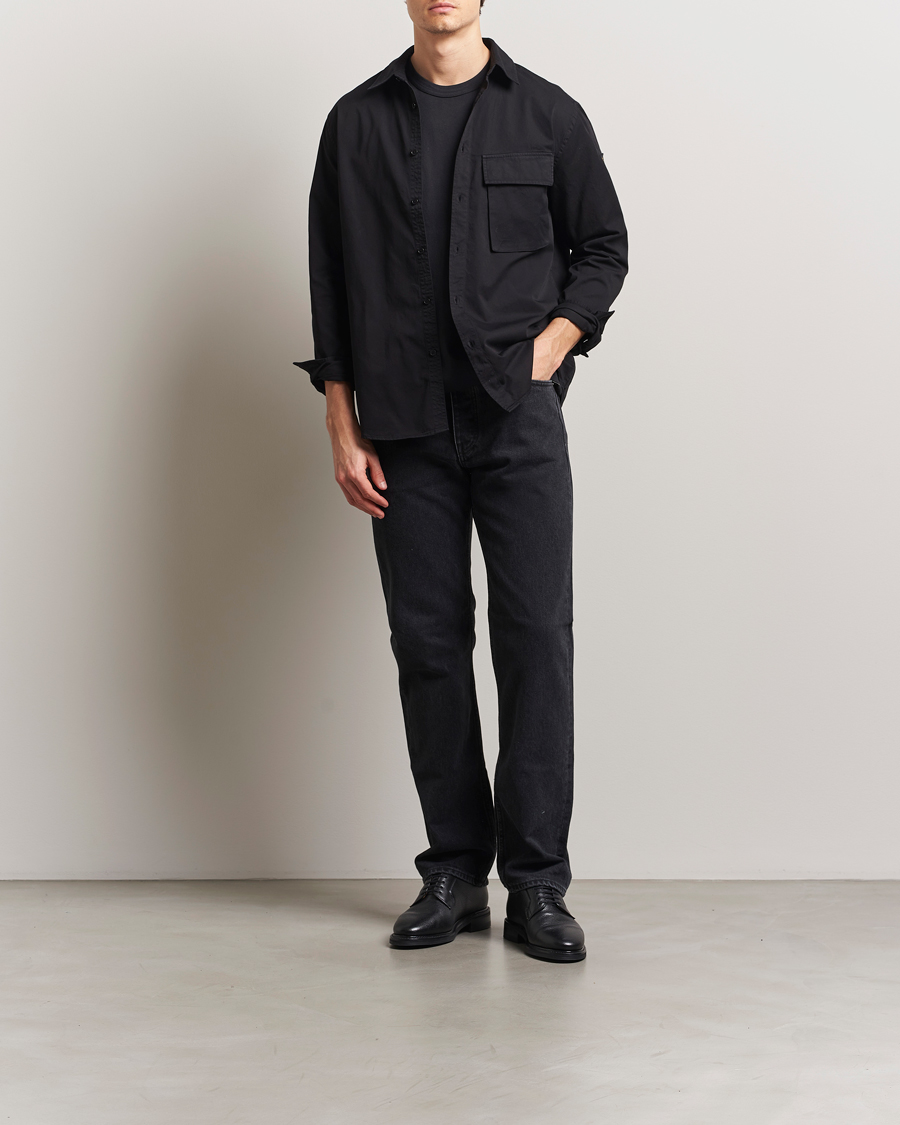 Herre | Skjorter | Belstaff | Scale Cotton Pocket Shirt Black