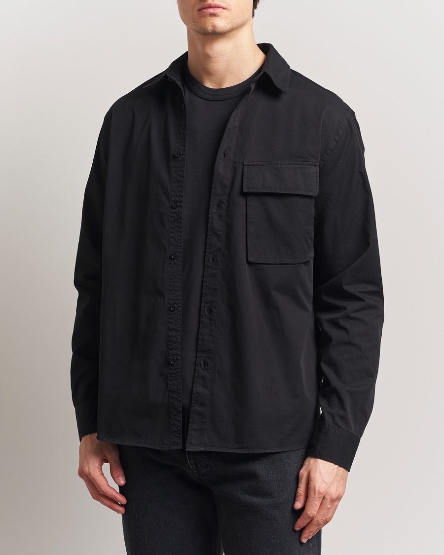 Herre | Skjorter | Belstaff | Scale Cotton Pocket Shirt Black