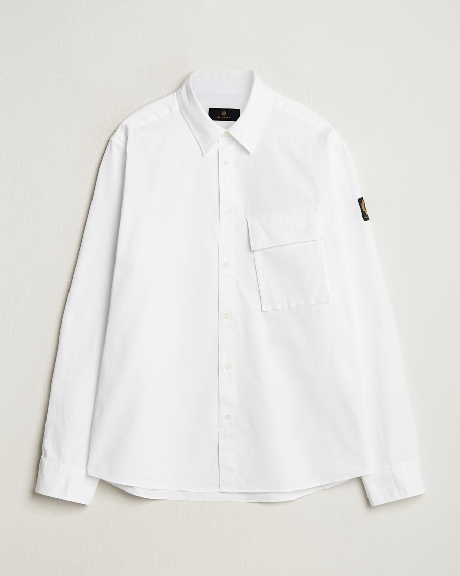 Herre | Skjorter | Belstaff | Scale Cotton Pocket Shirt White