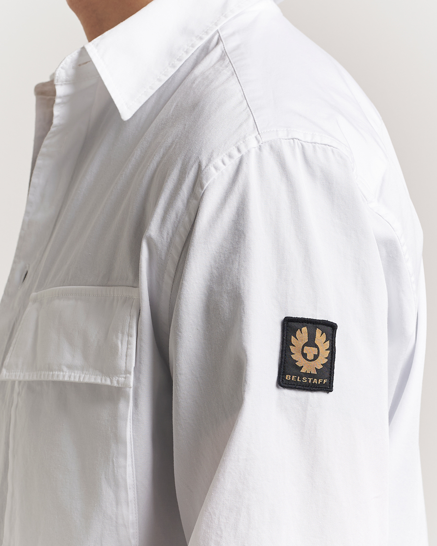 Herre | Skjorter | Belstaff | Scale Cotton Pocket Shirt White