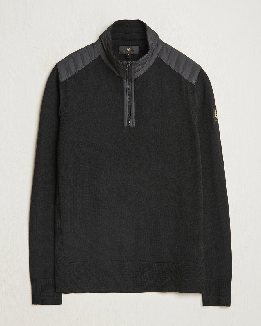 Herre | Gensere | Belstaff | Kilmington Quarter Zip Jumper Black