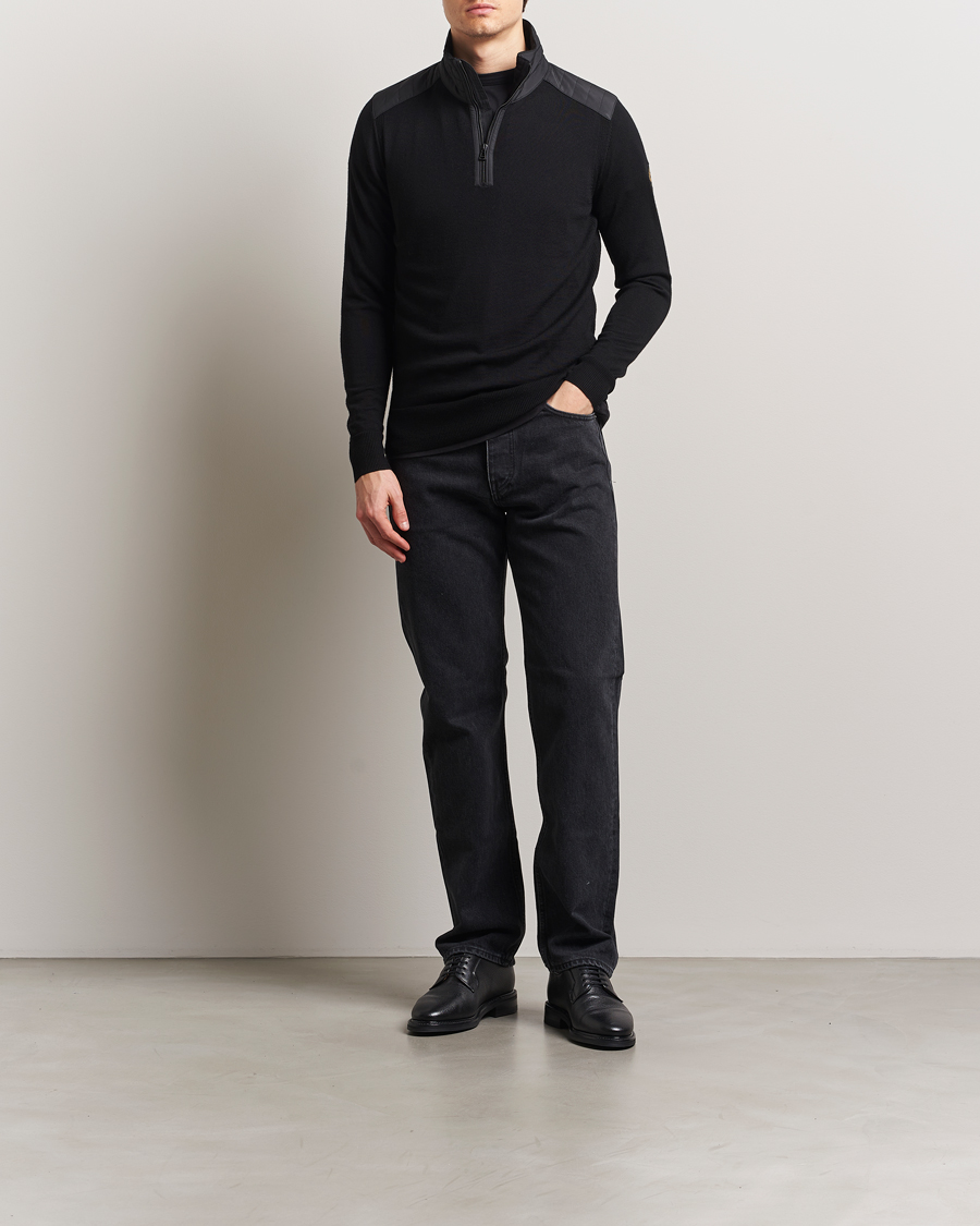 Herre | Gensere | Belstaff | Kilmington Quarter Zip Jumper Black