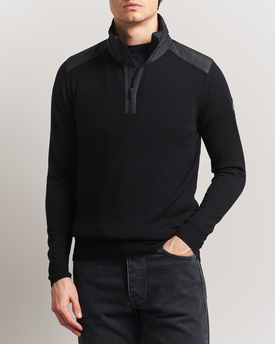Herre | Gensere | Belstaff | Kilmington Quarter Zip Jumper Black