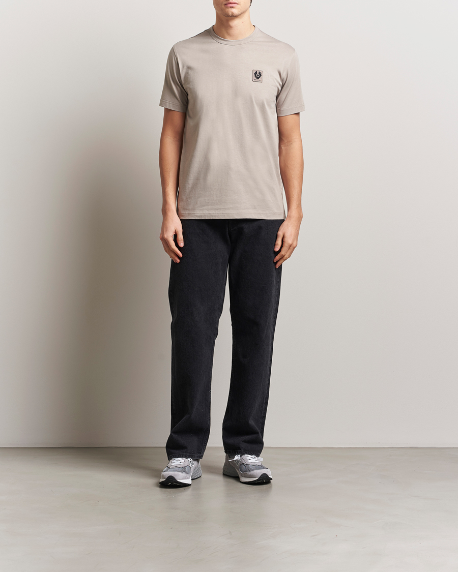 Herre | T-Shirts | Belstaff | Cotton Logo T-Shirt Pumice