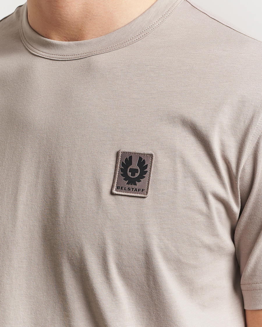 Herre | T-Shirts | Belstaff | Cotton Logo T-Shirt Pumice