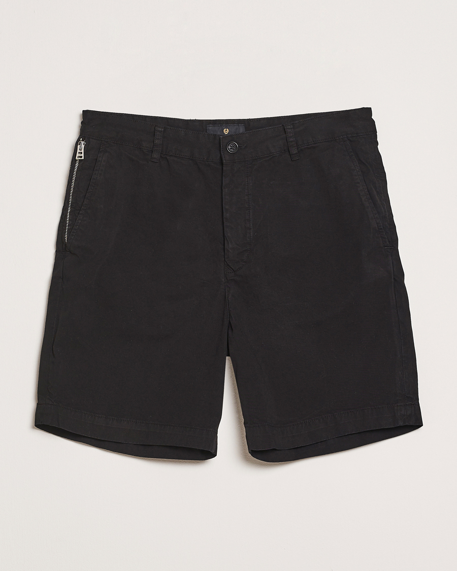 Herre | Shorts | Belstaff | Rally Cotton Shorts Black