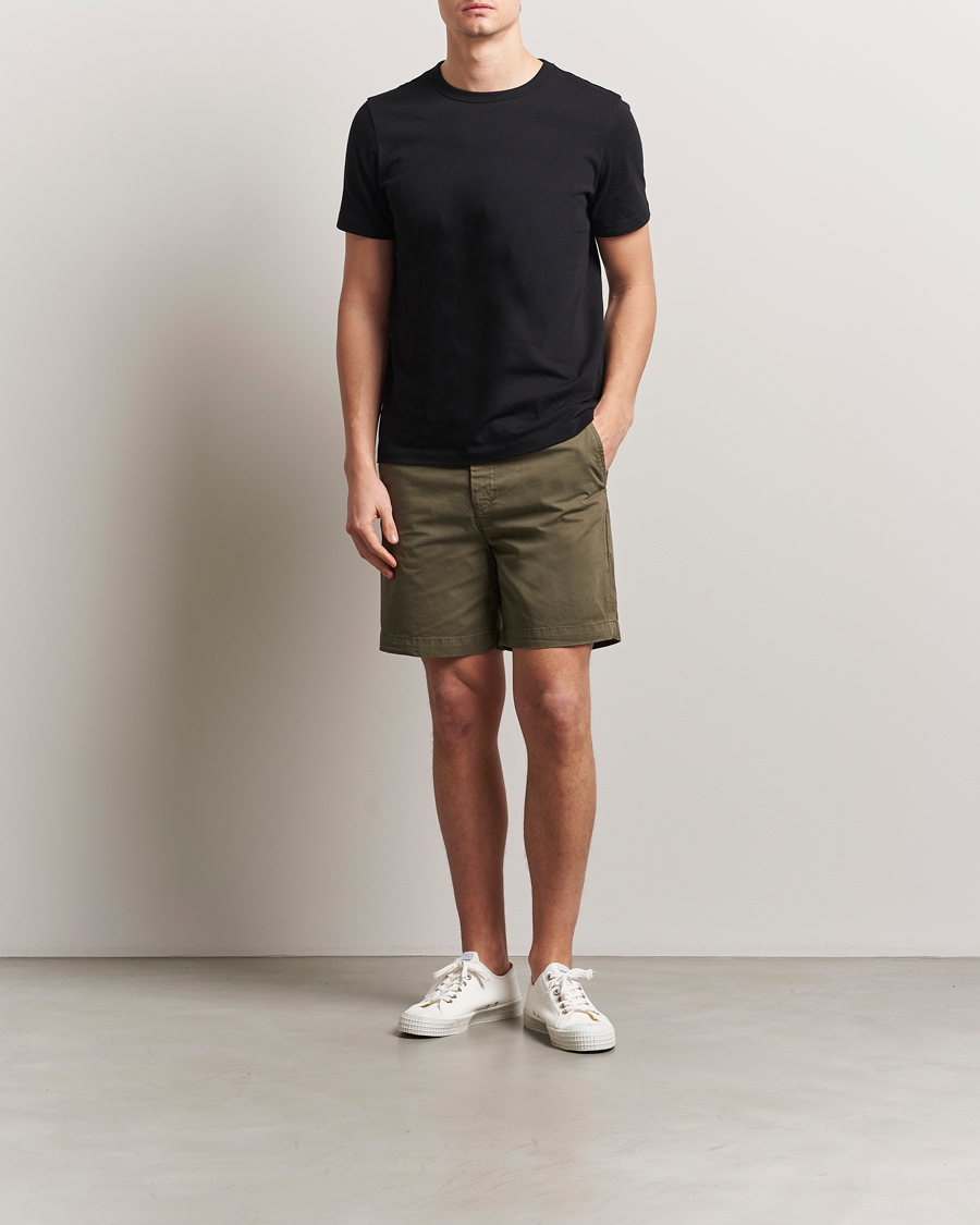 Herre | Shorts | Belstaff | Rally Cotton Shorts Surplus Green