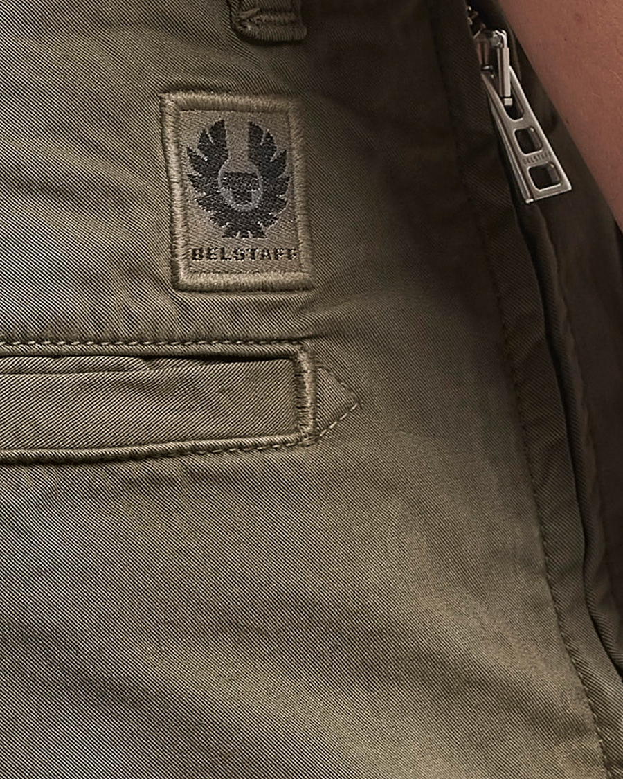 Herre | Shorts | Belstaff | Rally Cotton Shorts Surplus Green