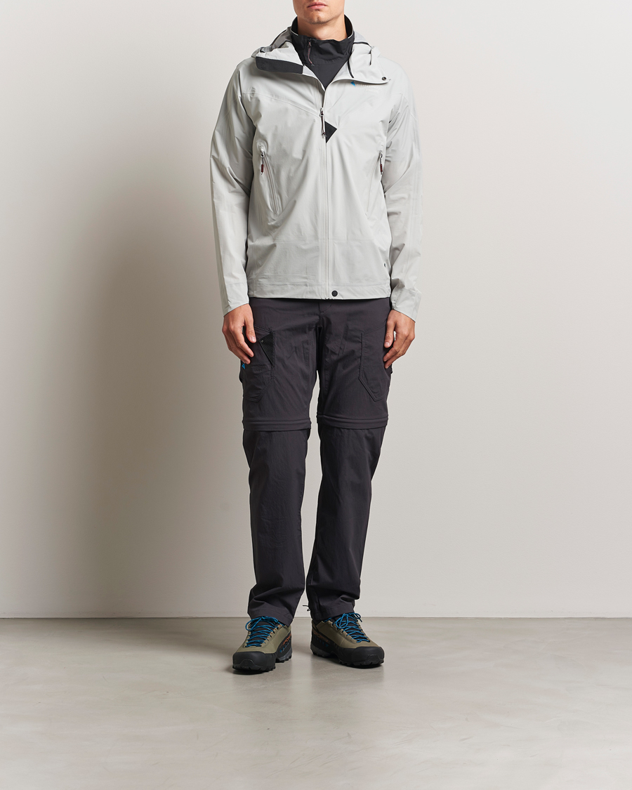 Herre | Jakker | Klättermusen | Vingtor Hooded Shell Jacket Moon