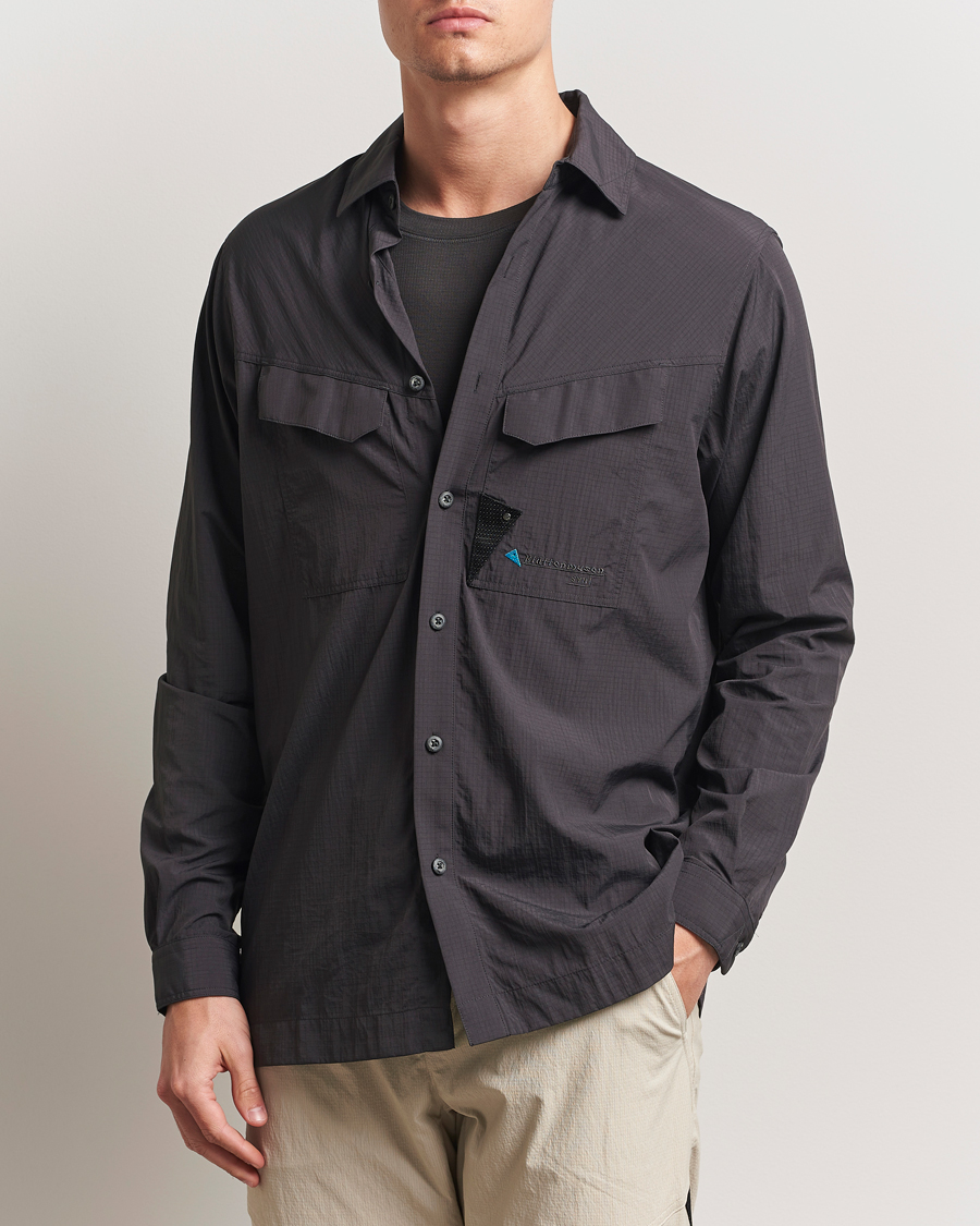Herre | Skjorter | Klättermusen | Syn Long Sleeve Function Shirt Raven