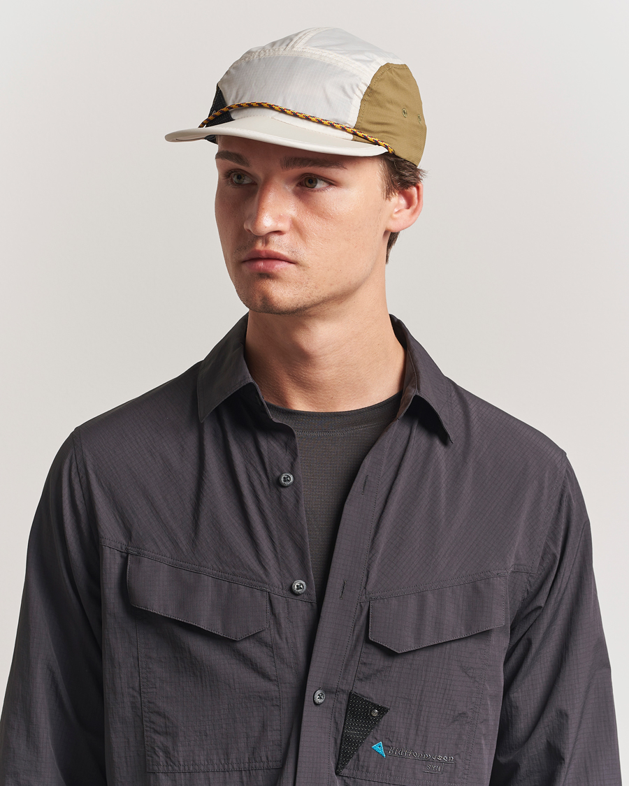 Herre | Assesoarer | Klättermusen | Runa Five Panel Cap Putty Grey/Olive