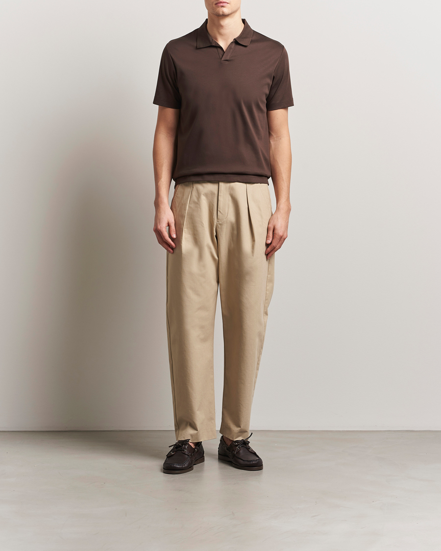 Herre | Pikéer | NN07 | Paul Polo Demitasse Brown
