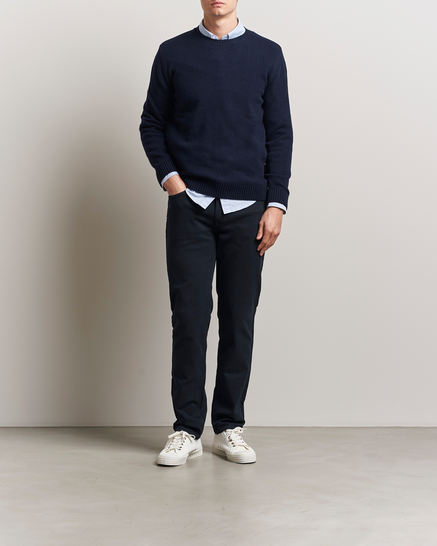 Herre | Bukser | NN07 | Tony 5-Pocket Pants Navy Blue