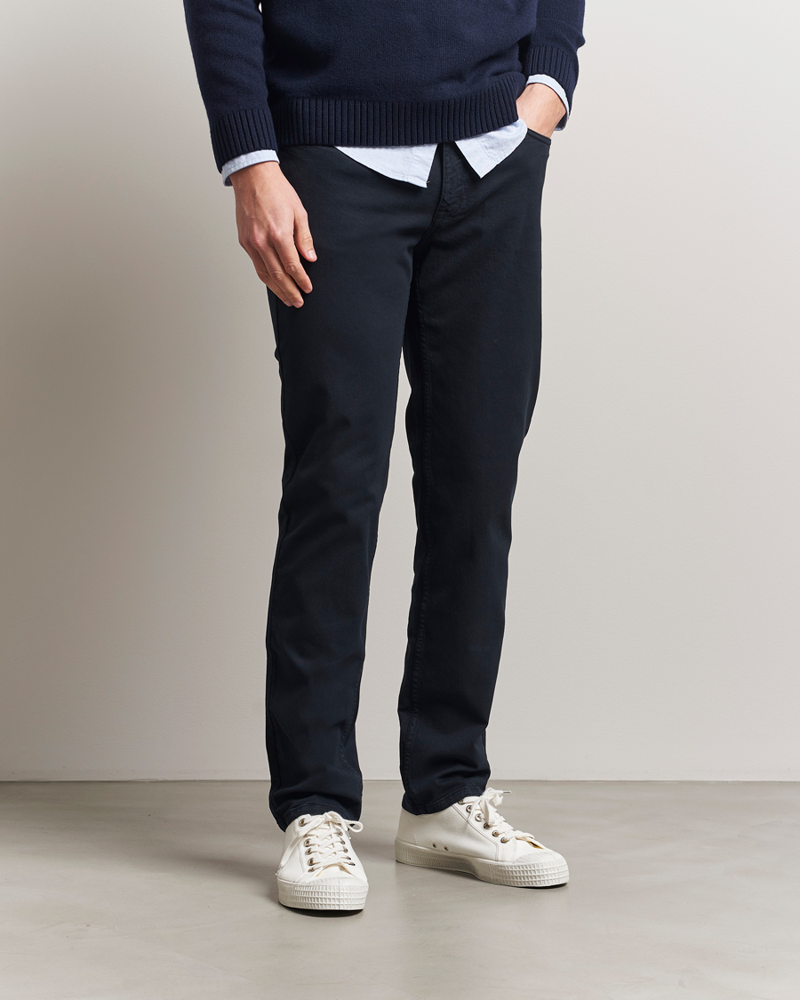 Herre | Bukser | NN07 | Tony 5-Pocket Pants Navy Blue