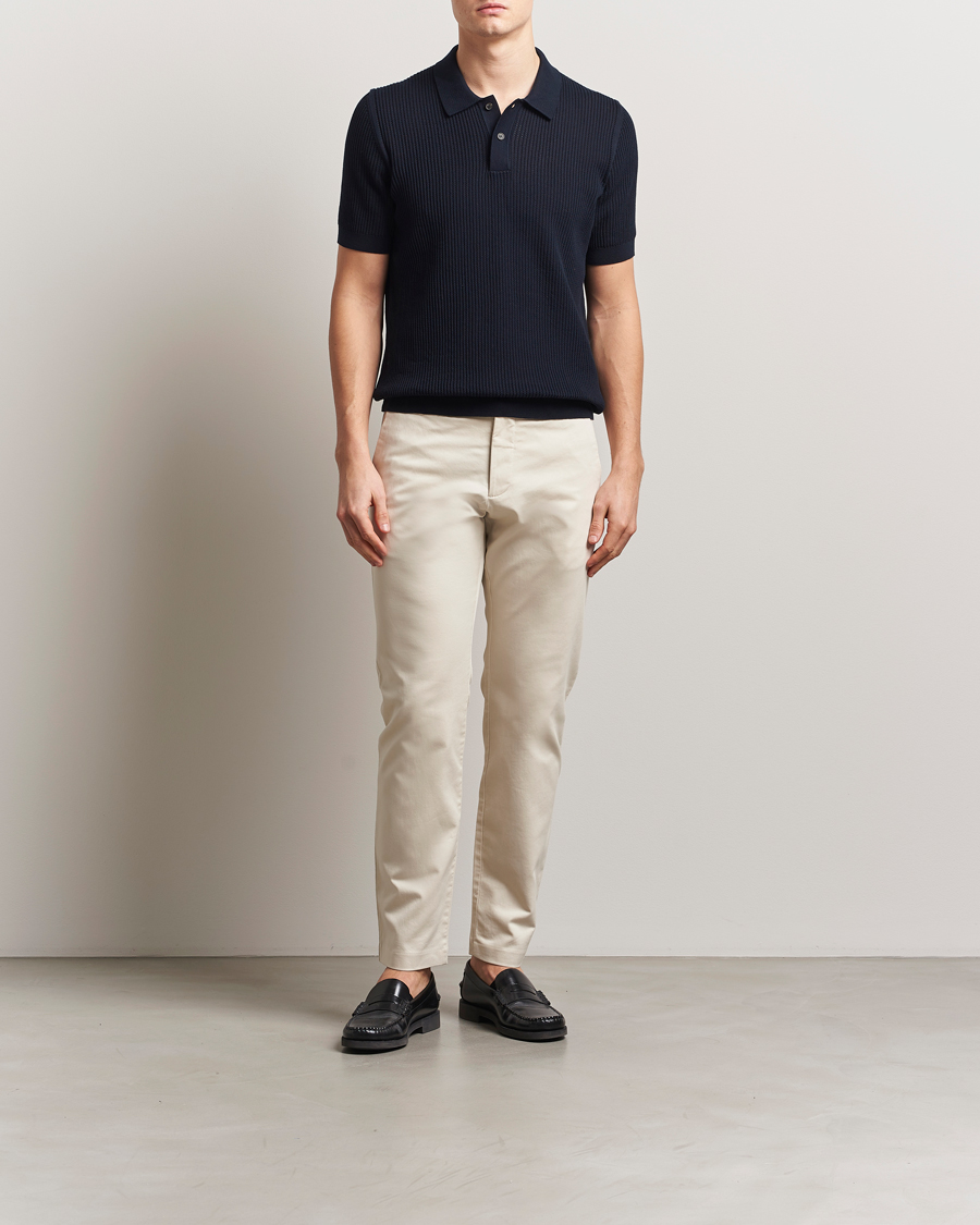 Herre | Bukser | NN07 | Theo Regular Fit Stretch Chinos Ivory