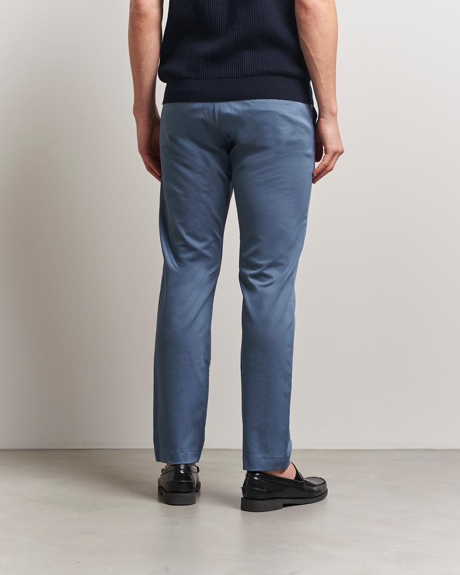 Herre | Bukser | NN07 | Theo Regular Fit Stretch Chinos Bering Blue