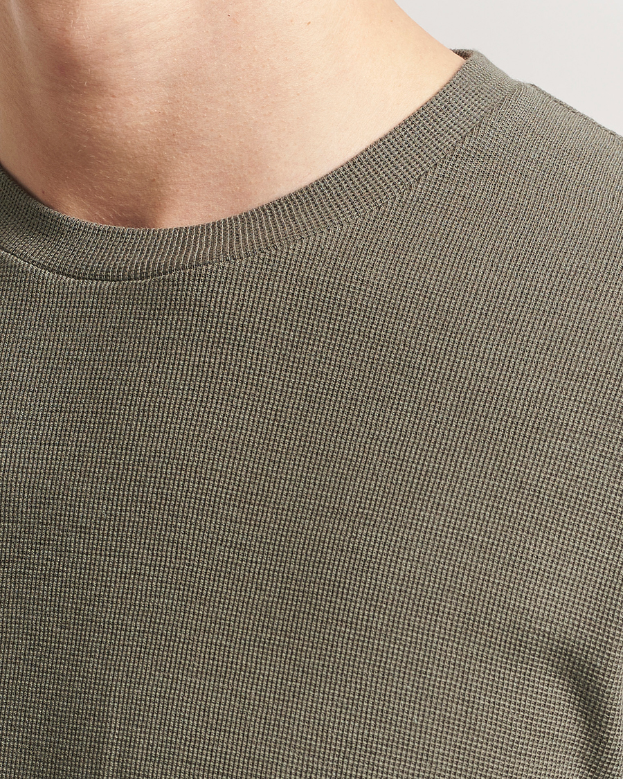 Herre | T-Shirts | NN07 | Clive Crew Neck T-Shirt Capers Green