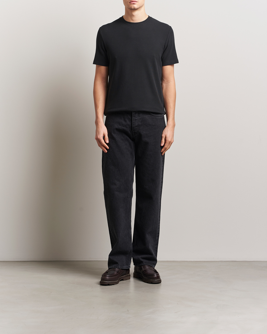 Herre | T-Shirts | NN07 | Clive Crew Neck T-Shirt Black
