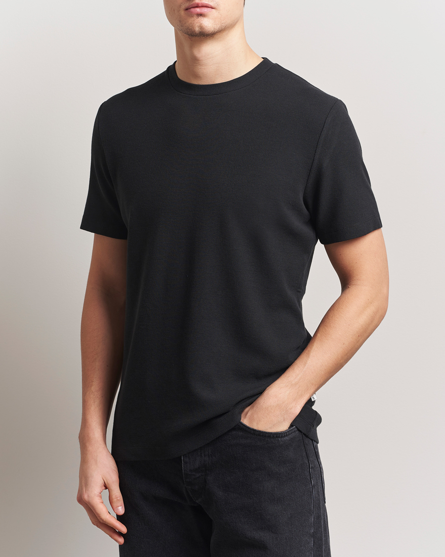 Herre | T-Shirts | NN07 | Clive Crew Neck T-Shirt Black
