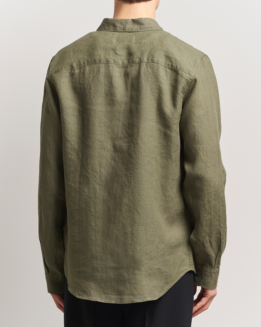 Herre | Skjorter | NN07 | Enzo Linen Shirt Capers Green