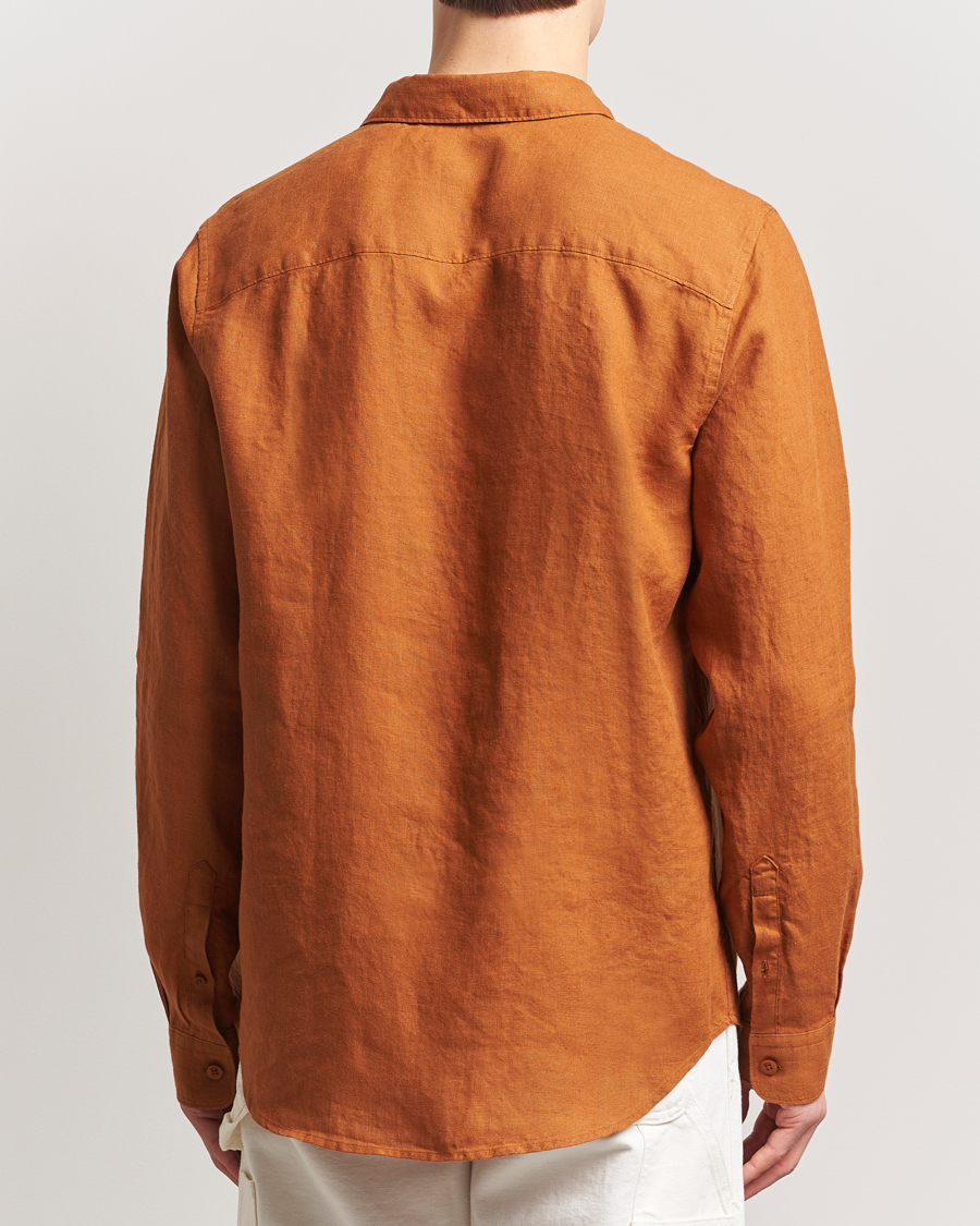 Herre | Skjorter | NN07 | Enzo Linen Shirt Caramel