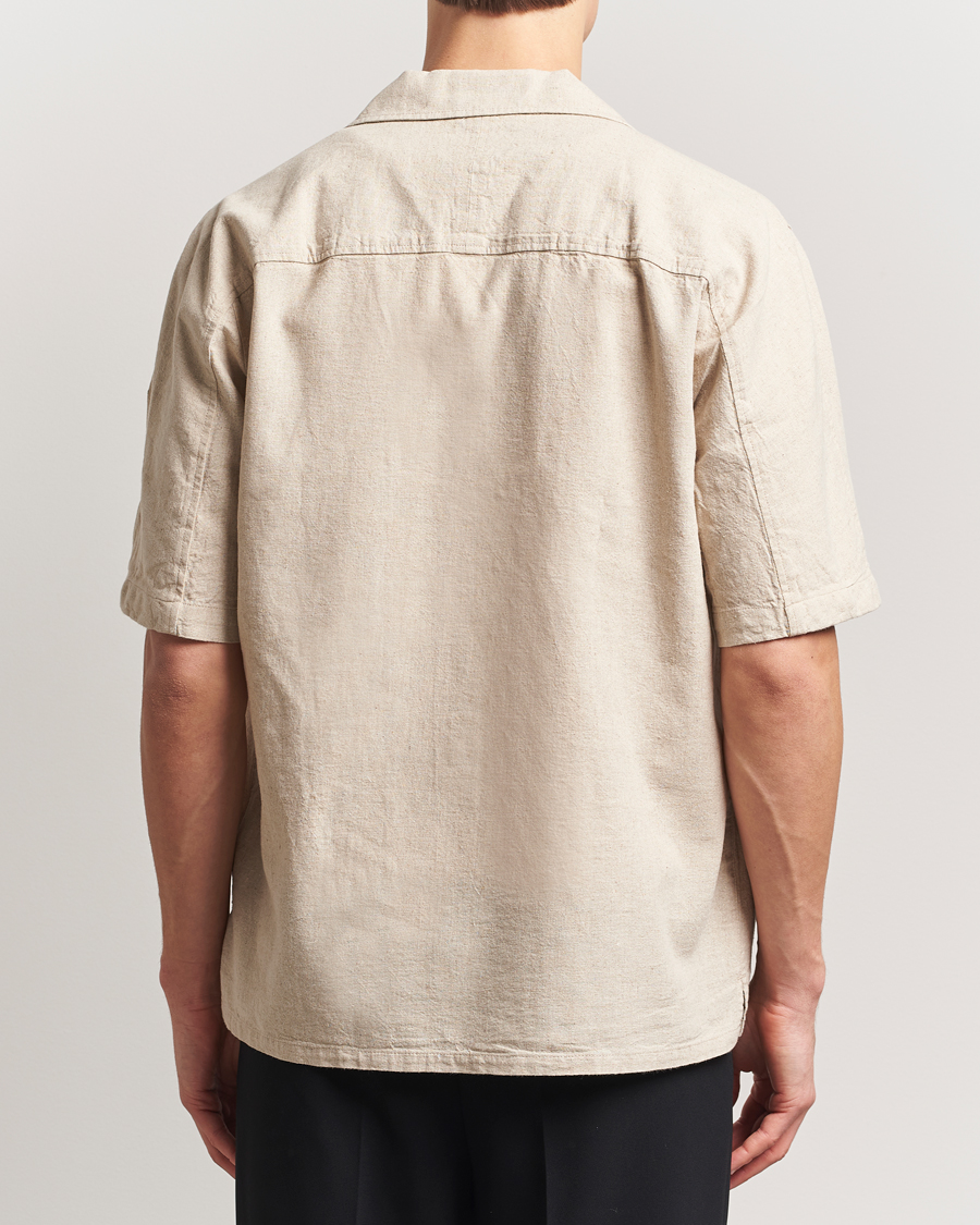 Herre | Skjorter | NN07 | Ole Printed Short Sleeve Shirt Oat