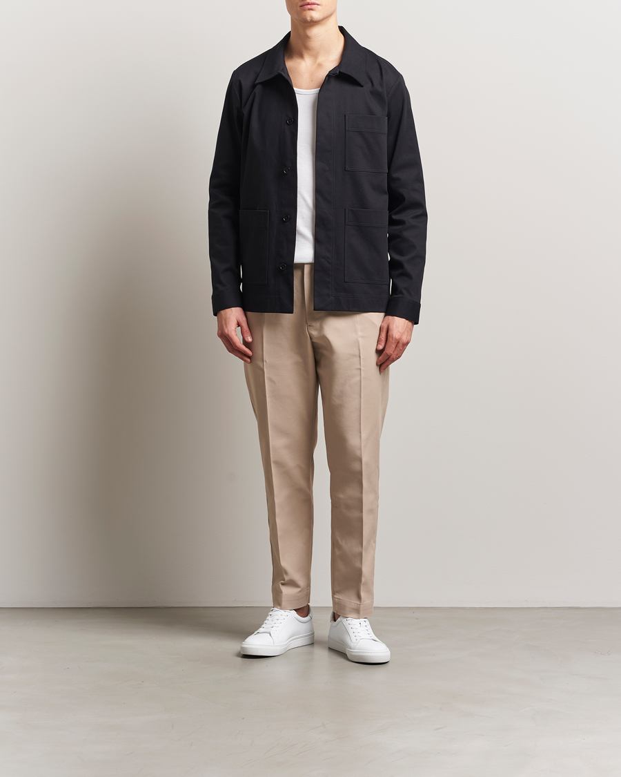 Herre | Skjorter | NN07 | Olav Pocket Overshirt Black