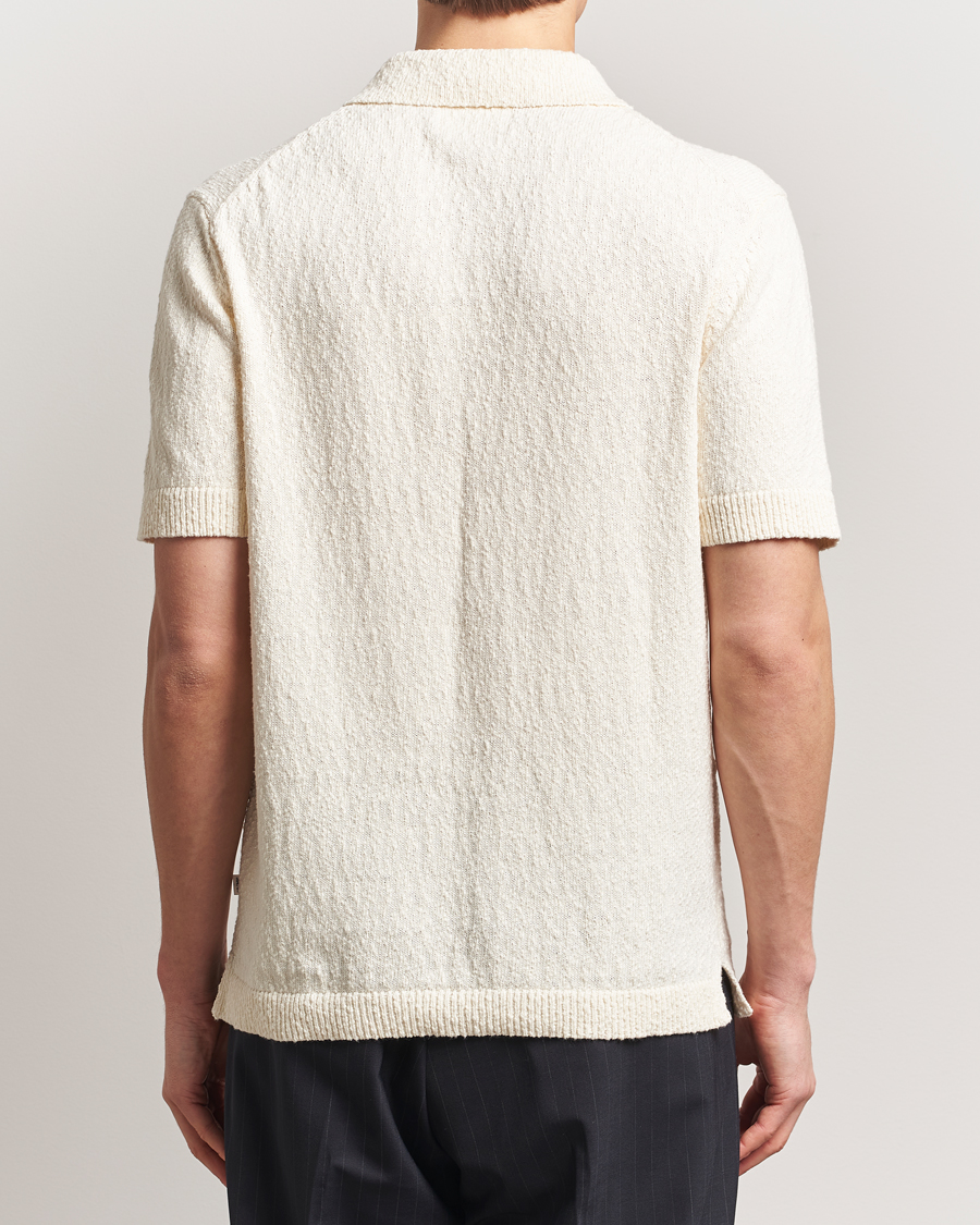 Herre | Pikéer | NN07 | Randy Knitted Polo Ecru